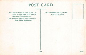 A030 England High street Bath tram the Stores & Market vintage postcard