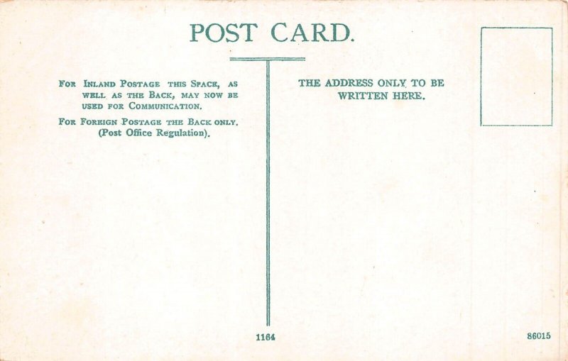 A030 England High street Bath tram the Stores & Market vintage postcard