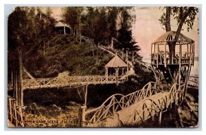 Summer Camp Scene Fredericton New Brunswick Canada UNP DB Postcard N22