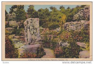 A Section Of The Rock Garden, Hamilton, Ontario, Canada, PU-1939