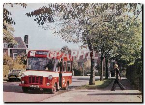 Postcard Modern Strachan Ford minibus service in Hampstead Garden Suburb