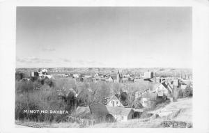 F14/ Minot North Dakota RPPC Postcard 1950 Birdseye View Homes 3