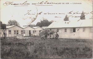 Camp de Ger L'Infirmerie Military World War 1 Postcard C167