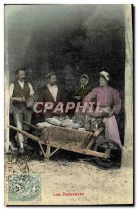 Old Postcard The Beet Farmers