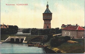 Netherlands Vlissingen Watertoren Vintage Postcard 09.31