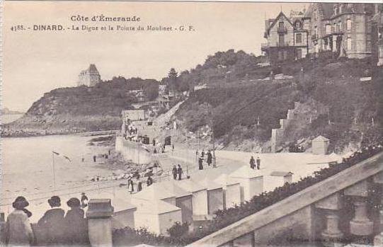 France Dinard La Digue et la Pointe du Moulinet