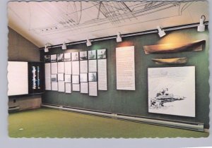 Ship Display, Green Park Interpretive Centre, Tyne Valley, PEI, Chrome Postcard