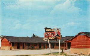 OK, Claremore, Oklahoma, Round-Up-Motel, Route 66, Dexter Press No. 77746