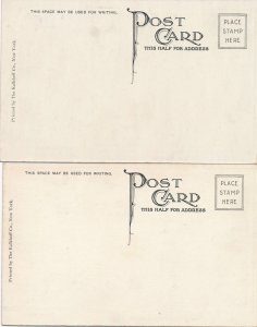 (2 cards) Prince George Hotel NYC New York City Tea Room and Englsh Tap Room DB