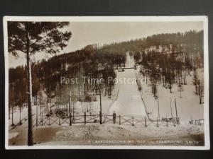 Italy BARDONECCHIA Perle delle Alpi SKI RUN PISTE (MT 1300) Trampolino c1934 RP