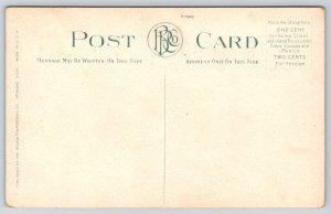 Montana~Traveling Thru Mountains~Train Exits Tunnel~Engineer at Window~c1910 PC