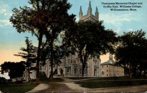 Massachusetts Williamstown Thompson Memorial Chapel and Griffin Hall Williams...