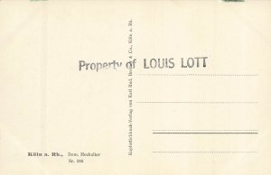 Vintage Köln Cathedral High Altar Black & White Postcard Germany