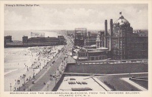 New Jersey Atlantic City Boardwalk and The Marlborough Blenheim From The Tray...