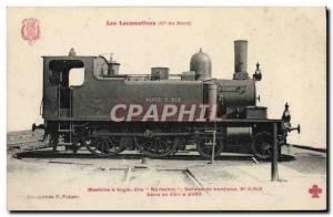 Postcard Old Train Locomotive Machine bogie called Ravachoi commuter service