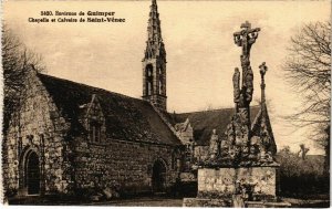 CPA Chapelle et Calvaire de Saint-Venec - Environs de Quimper (1034128)