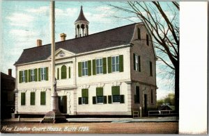 Old Court House, New London CT Undivided Back Vintage Postcard W13