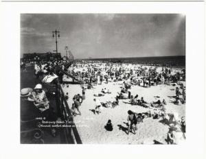 Queens NYC Rockaway Beach in July 1932 NYC Repro Postcard