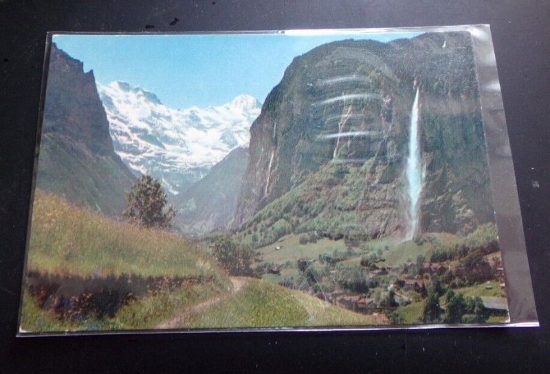 UNUSED POSTCARD - LAUTERBRUNNEN, CANTON OF BERN, SWITZERLAND