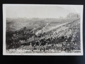 Norfolk NORWICH 11000 school children singing to the king visit 1911 RP Postcard