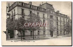 Dijon - Le Lycee Carnot - Old Postcard