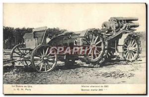 Old Postcard German Army Artillery Mortar 280