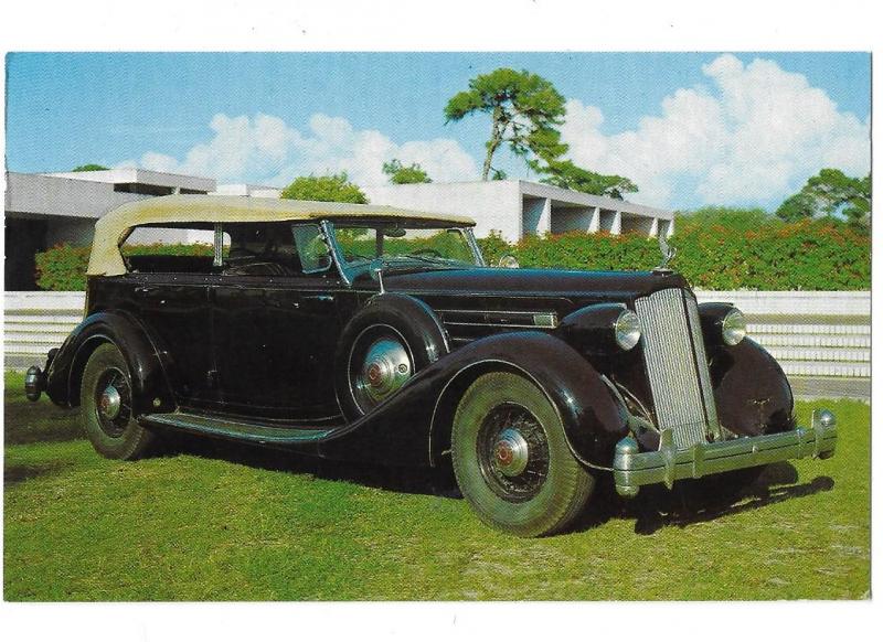 1936 Packard Phaeton V12 100 mph $8,000 Original Cost