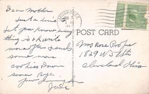 Muskogee Oklahoma Bacone Indian College Campus Antique Postcard K20497