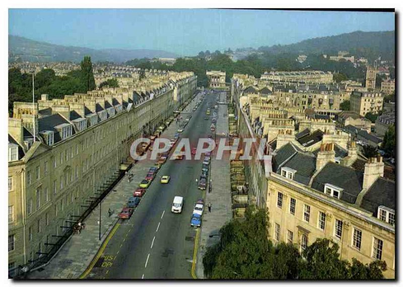 Postcard Modern Bath Great Pulteney Street and the Holburne Museum of Menstrie