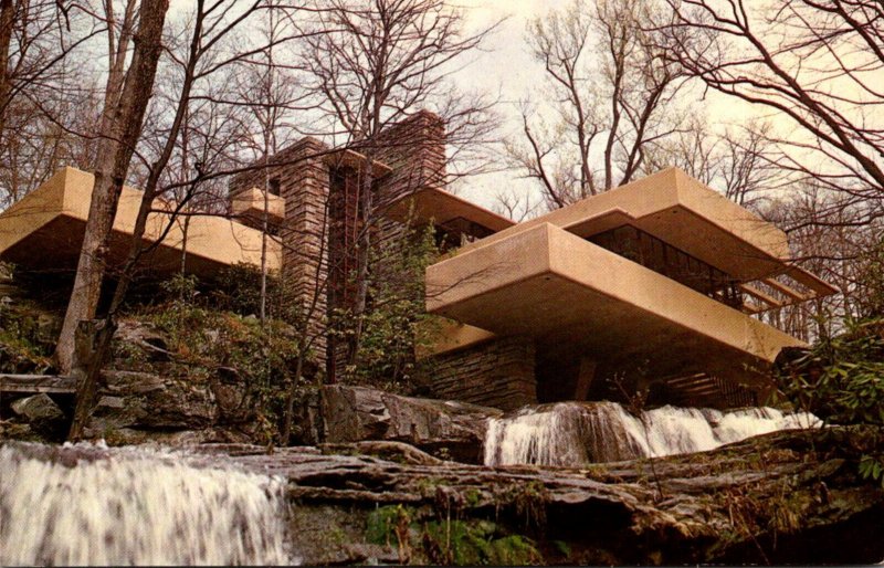 Pennsylvania Ohiopyte Fallingwater Architectural Masterpiece Of Frank Lloyd W...