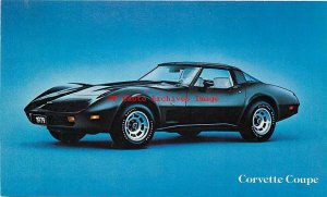 Advertising Postcard, Chevrolet 1979 Corvette Coupe