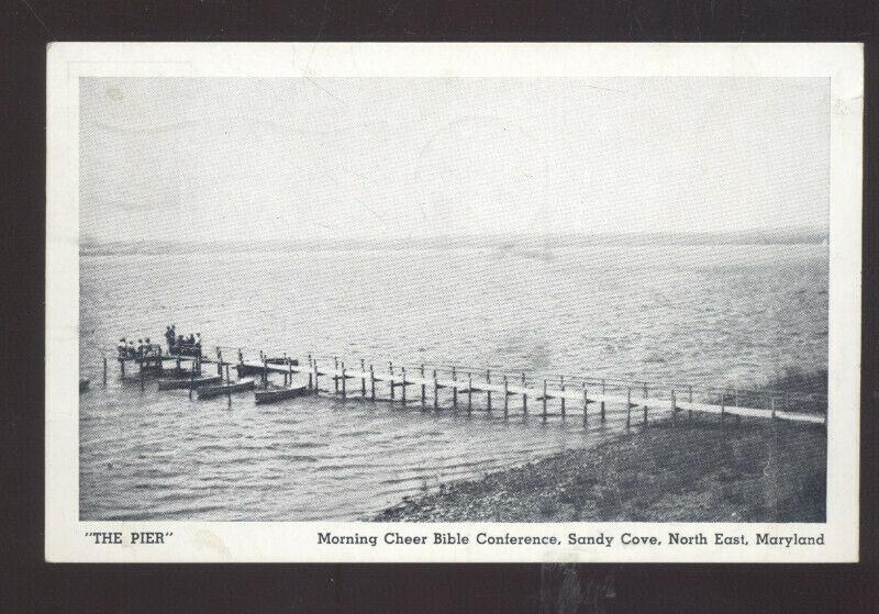 NORTH EAST MARYLAND SANDY COVE MORNING CHEER BIBLE CONFERENCE OLD POSTCARD