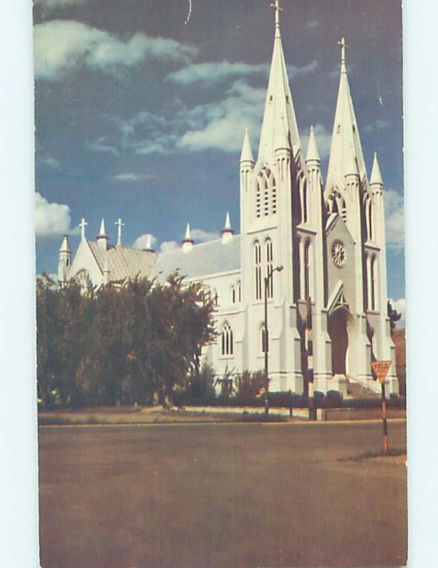 Pre-1980 CHURCH SCENE Medicine Hat Alberta AB A9196