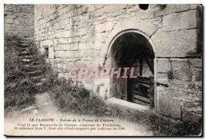 Clisson - Le Chateau - Entree Prison du chateau - Old Postcard