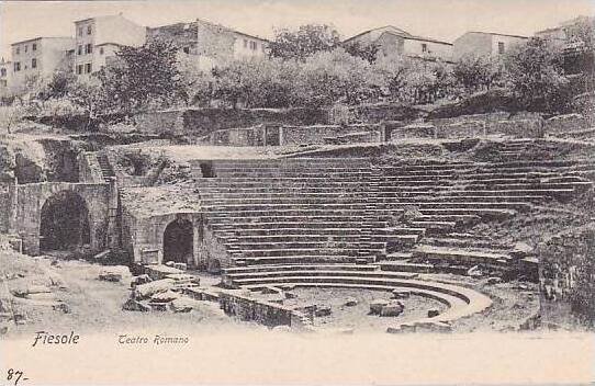 Italy Fiesole Teatro Romano