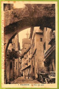 af3565 - JUDAICA vintage postcard: FRANCE - Riquewihr-