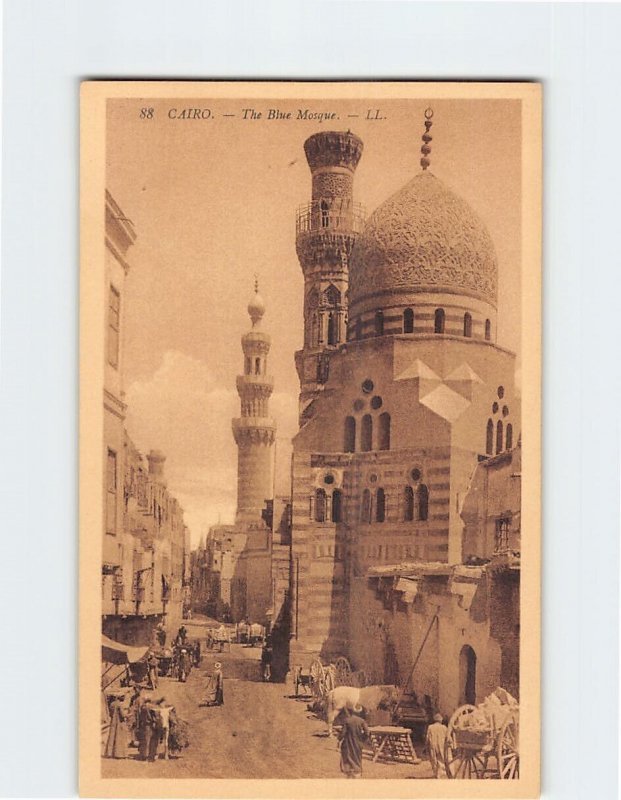 Postcard The Blue Mosque, Cairo, Egypt