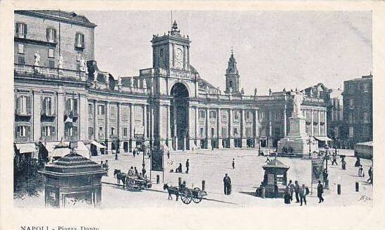 Italy Napoli Naples Piazza Dante