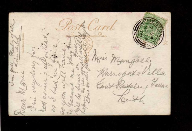 Cupid being Spanked Avenger 1906 Comic Card Postcard