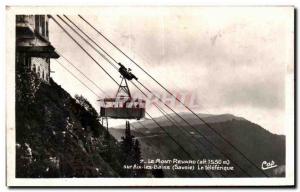 Old Postcard The Mont Revard at Aix les Bains (Savoie) Cable car