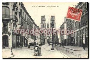 Postcard Old Orleans Jeanne D'Arc Street