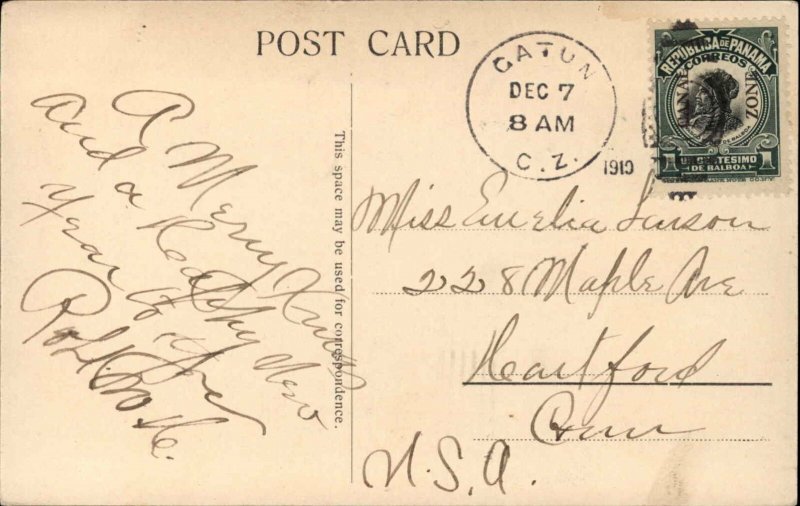 Panama Wards 1,2,3 Ancon Hospital 1910 Used Postcard