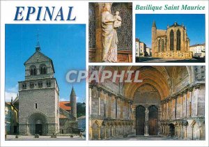 Modern Postcard Epinal Basilique Saint Maurice
