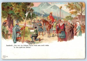 Austria Postcard Leuthold Austrian Soldier with Arrow Shooting an Apple c1905