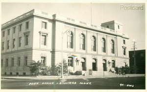 MT, Billings, Montana, Post Office, RWG No. 94, RPPC 