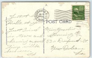 Postcard MS Brookhaven First Baptist Church B29