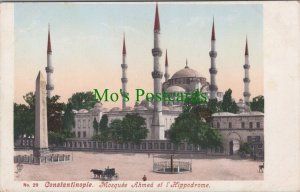 Turkey Postcard -Istanbul, Constantinople, Mosquee Ahmed Et L'Hippodrome RS36883