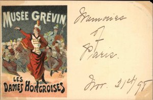 Woman Conductor Violin Concerto Musee Grevin Les Dames Hongoises 1890s PC