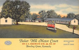 Baker hill Motor Court Bowling Green Kentucky  