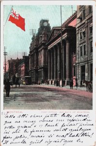 Canada Montreal Post Office and Bank of Montreal Vintage Postcard C072